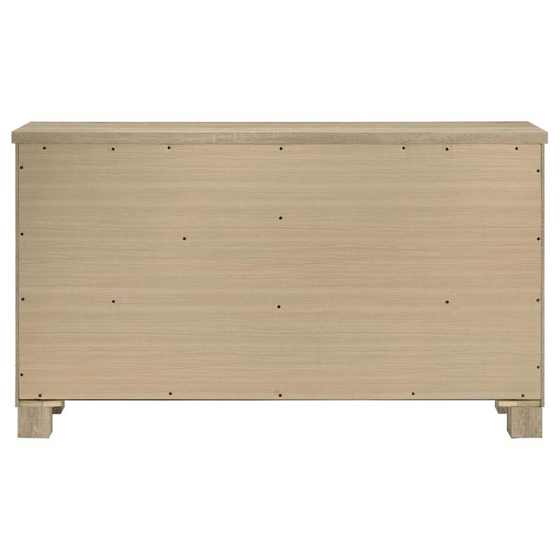 Large Picture of Coaster Furniture Oakglen 225103 6-drawer Dresser - Weathered Oak