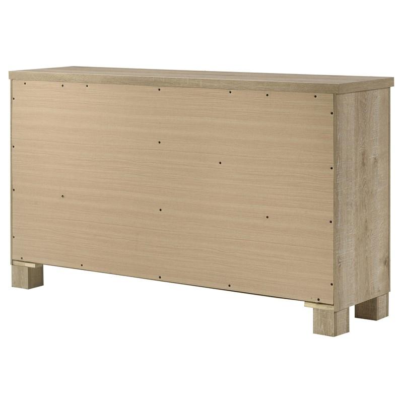 Large Picture of Coaster Furniture Oakglen 225103 6-drawer Dresser - Weathered Oak