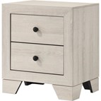 Crown Mark Atticus B6982-2 Nightstand - White