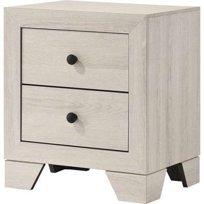 Crown Mark Atticus B6982-2 Nightstand - White