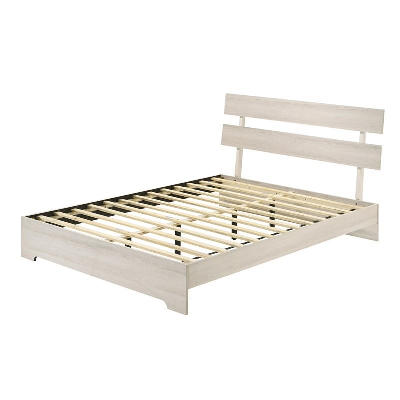 Large Picture of Crown Mark Atticus B6982-Q-BED Queen Bed - White