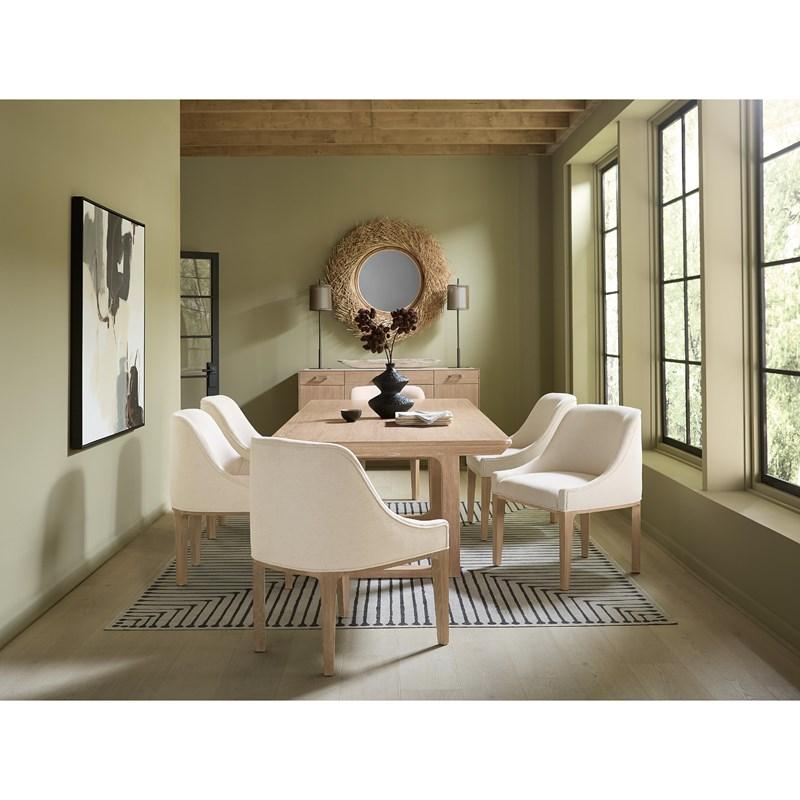 Large Picture of Hooker Furniture 6081-75200-82 Banyon Bay Rectangle Dining Table with Two 20-inch Leaves