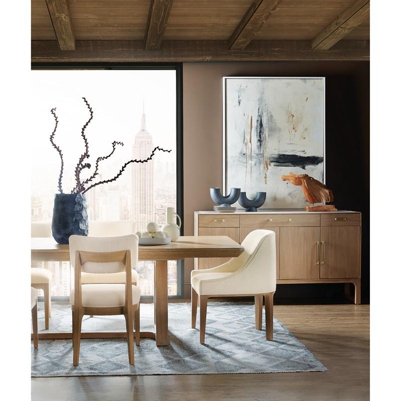 Large Picture of Hooker Furniture 6081-75200-82 Banyon Bay Rectangle Dining Table with Two 20-inch Leaves