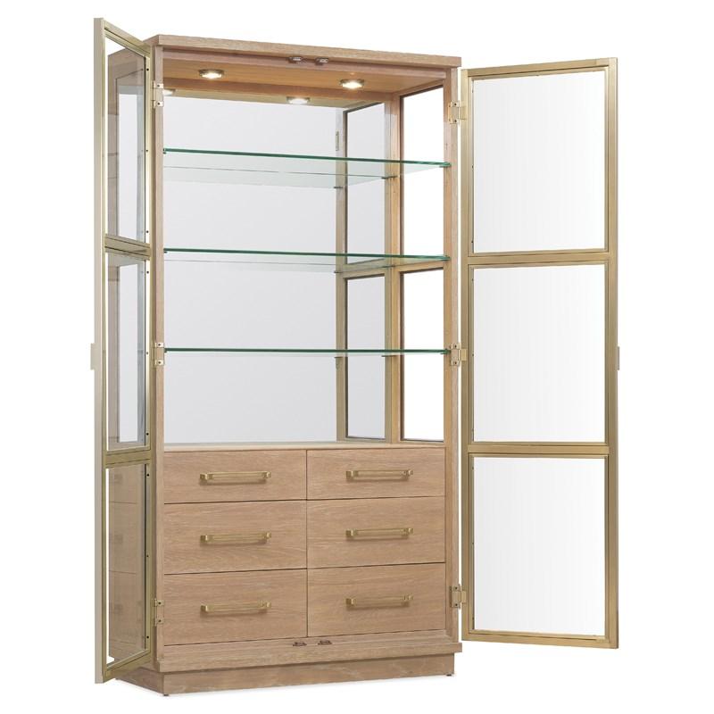 Large Picture of Hooker Furniture 6081-75906-82 Banyon Bay Display Cabinet