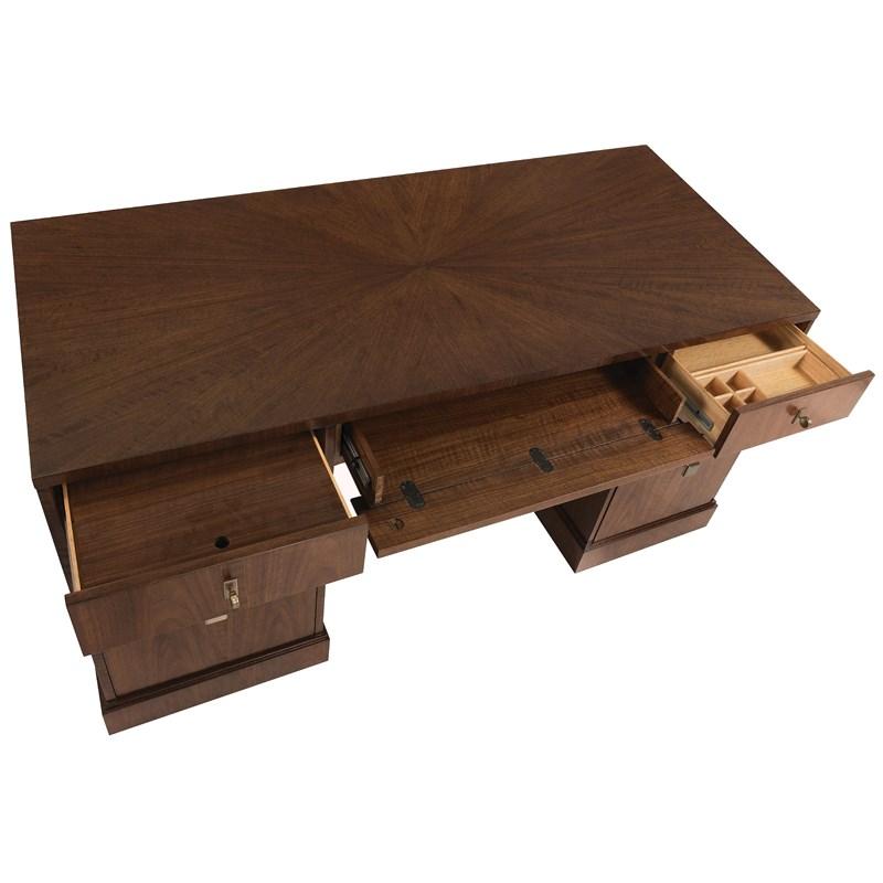 Large Picture of Hooker Furniture 6123-10462-89 Archives Executive Desk