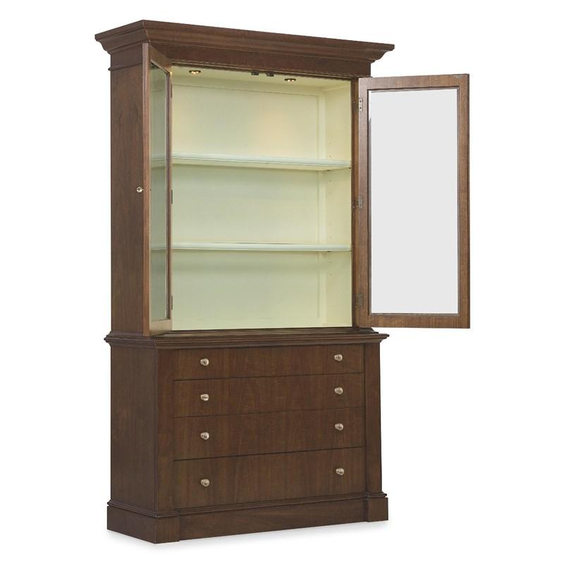 Large Picture of Hooker Furniture 6123-75906-89 Archives Display Cabinet