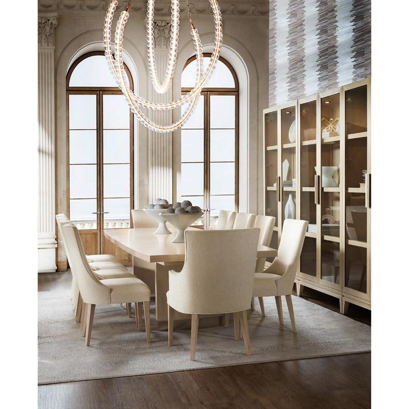 Large Picture of Hooker Furniture 6133-75200-80 Westwood Rectangle Dining Table with Two 20-inch Leaves