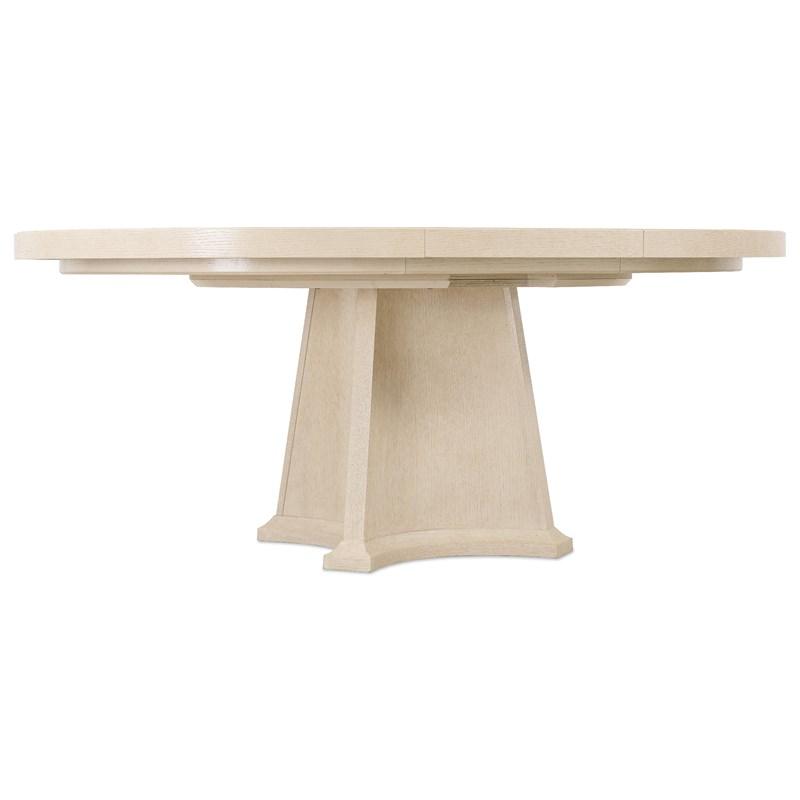 Large Picture of Hooker Furniture 6133-75221-80 Westwood Round Dining Table with One 20-inch Leaf