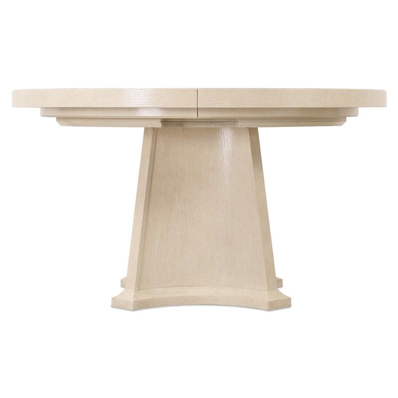 Large Picture of Hooker Furniture 6133-75221-80 Westwood Round Dining Table with One 20-inch Leaf