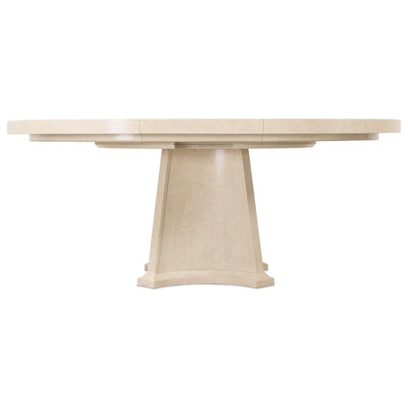 Large Picture of Hooker Furniture 6133-75221-80 Westwood Round Dining Table with One 20-inch Leaf