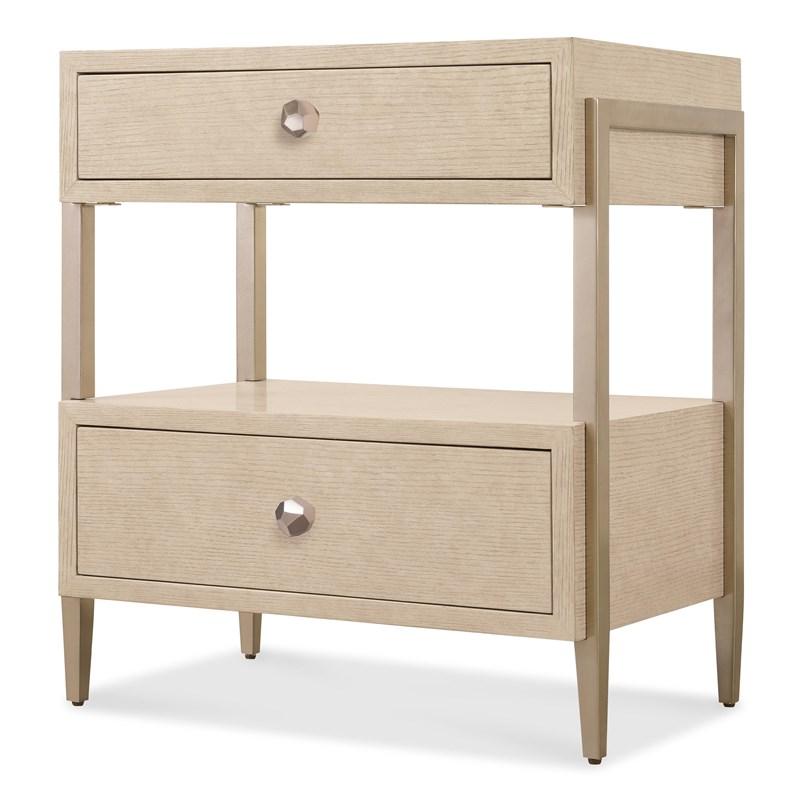 Large Picture of Hooker Furniture 6133-90116-80 Westwood Two-Drawer Nightstand