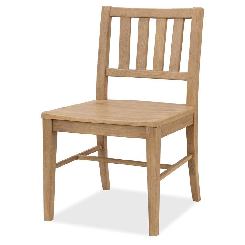 Large Picture of Hooker Furniture 6820-75311-80 Driftwood Splatback Side Chair