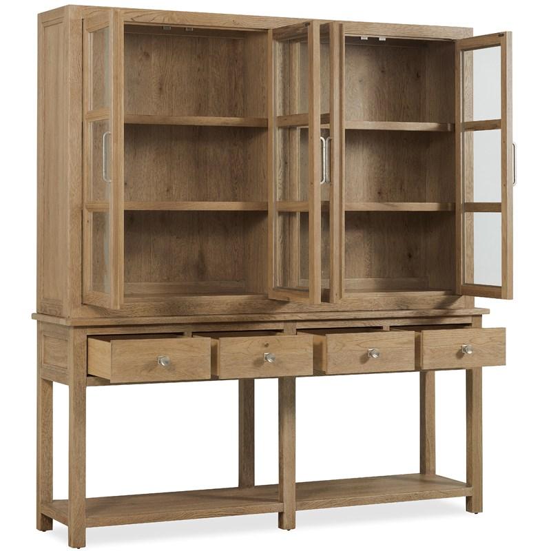 Large Picture of Hooker Furniture 6820-75900-80 Driftwood Display Sideboard
