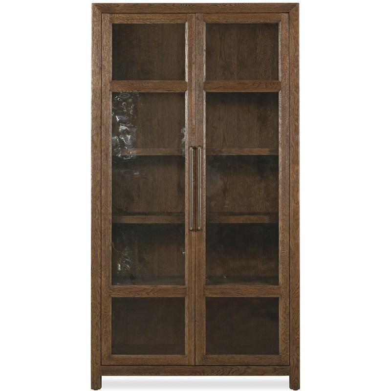 Large Picture of Hooker Furniture 6820-75906-85 Driftwood Display Cabinet