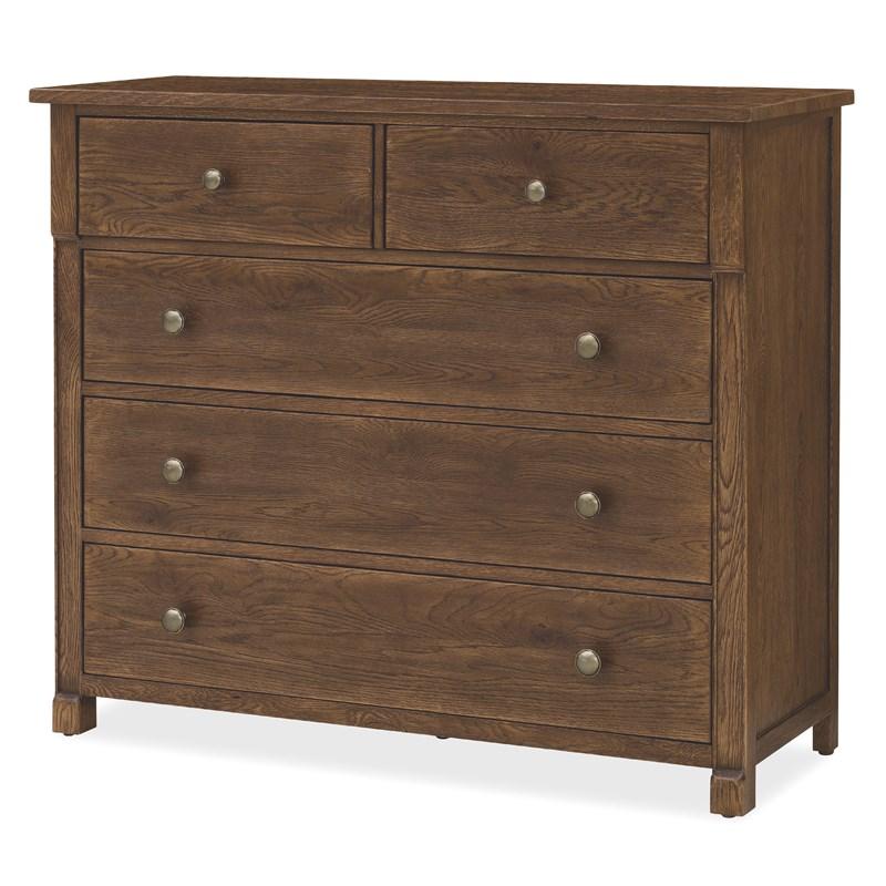 Large Picture of Hooker Furniture 6820-90011-85 Driftwood Five-Drawer Chest