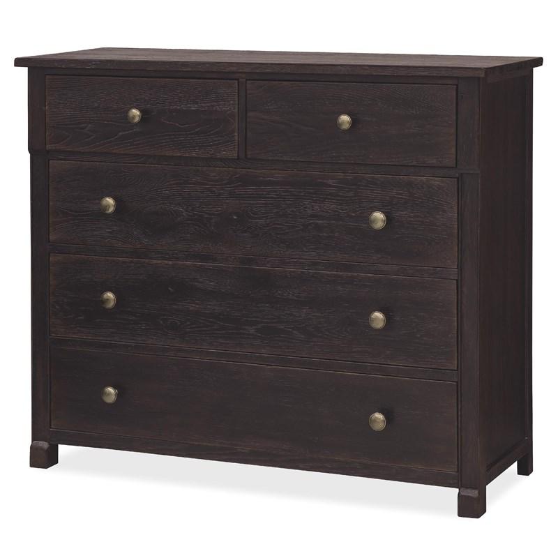 Large Picture of Hooker Furniture 6820-90011-99 Driftwood Five-Drawer Chest