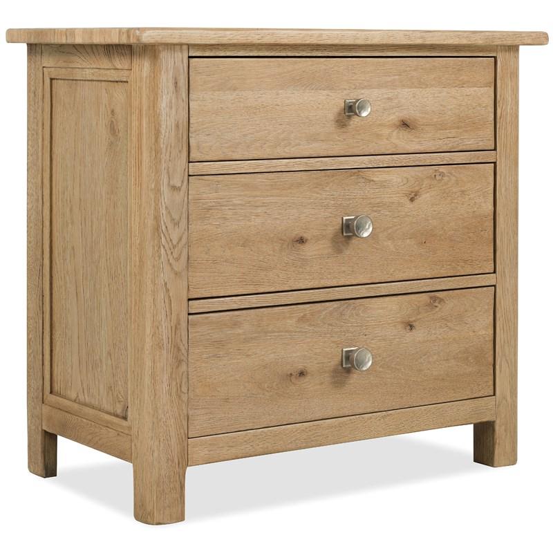 Hooker Furniture 6820-90116-80 Driftwood Three-Drawer Nightstand