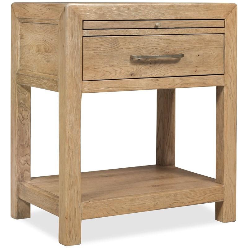 Hooker Furniture 6820-90316-80 Driftwood One-Drawer Nightstand