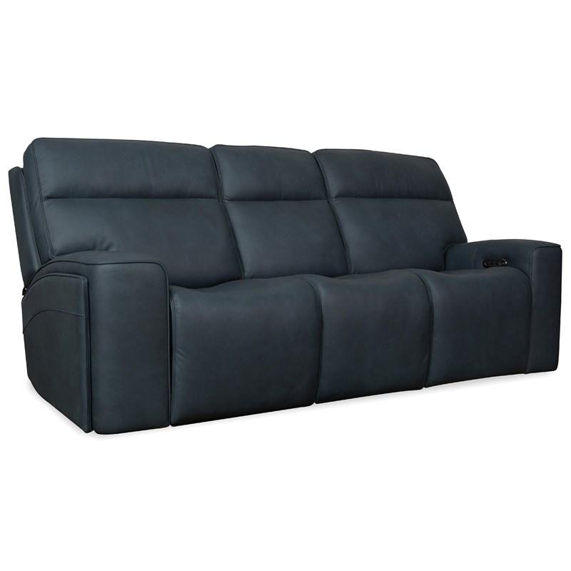 Hooker Furniture SS708-PHL3-048 Riverton Power Sofa with Power Headrest/Lumbar