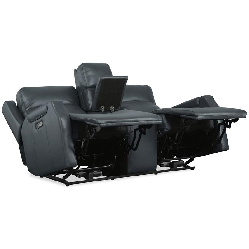 Large Picture of Hooker Furniture SS836-PHZLC2-049 Nelson Zero Gravity Power Console Loveseat with Power Headrests and Lumbar