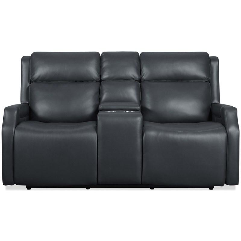 Large Picture of Hooker Furniture SS836-PHZLC2-049 Nelson Zero Gravity Power Console Loveseat with Power Headrests and Lumbar