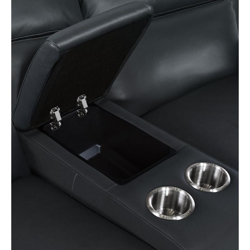 Large Picture of Hooker Furniture SS836-PHZLC2-049 Nelson Zero Gravity Power Console Loveseat with Power Headrests and Lumbar