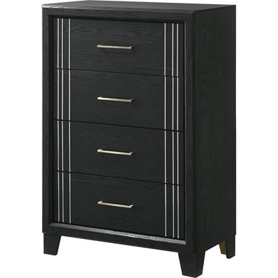 Crown Mark Charlie B9235-4 Chest - Charcoal