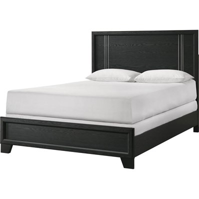 Crown Mark Charlie B9235-Q Queen Bed - Charcoal