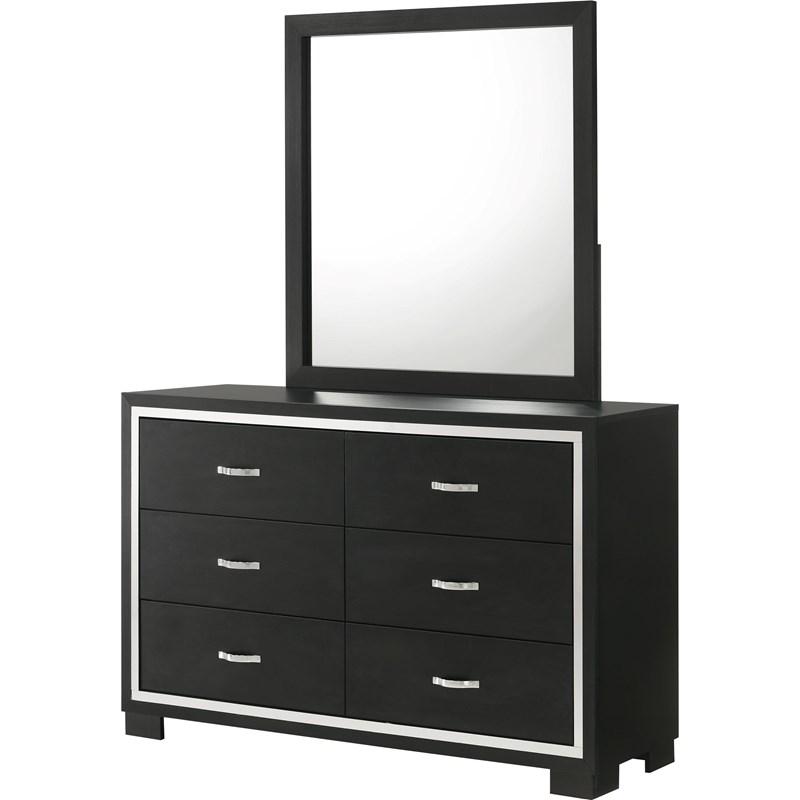 Large Picture of Crown Mark Gennro B9295-11 Dresser Mirror