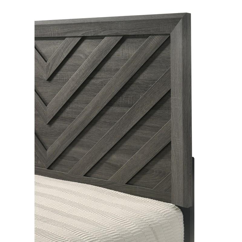 Large Picture of Crown Mark Valor B9335-F Full Bed - Grey