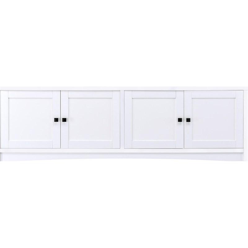 Large Picture of Coaster Furniture Laughlin 724113-SET 3-piece Entertainment Center TV Stand - White