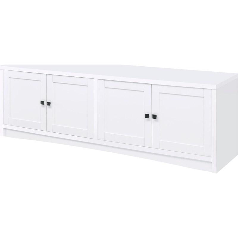 Large Picture of Coaster Furniture Laughlin 724113-SET 3-piece Entertainment Center TV Stand - White
