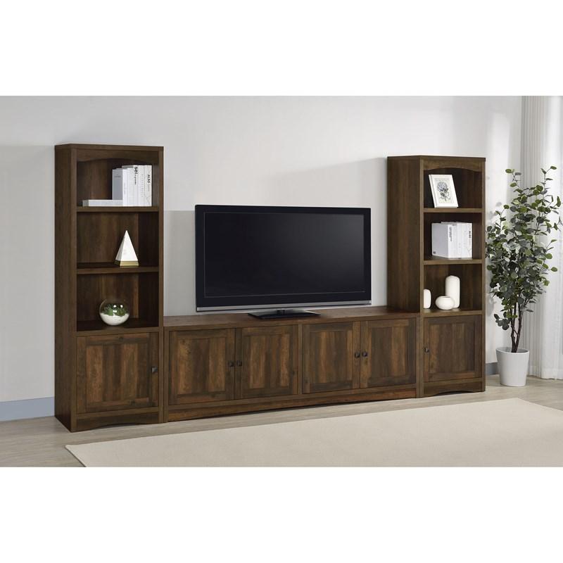 Coaster Furniture Laughlin 724123-SET 3-piece Entertainment Center TV Stand - Dark Pine