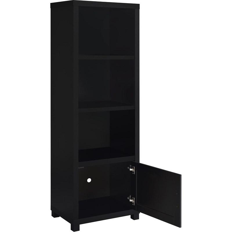 Large Picture of Coaster Furniture Jupiter 736303-SET 3-piece Entertainment Center 79-inch TV Stand - Black