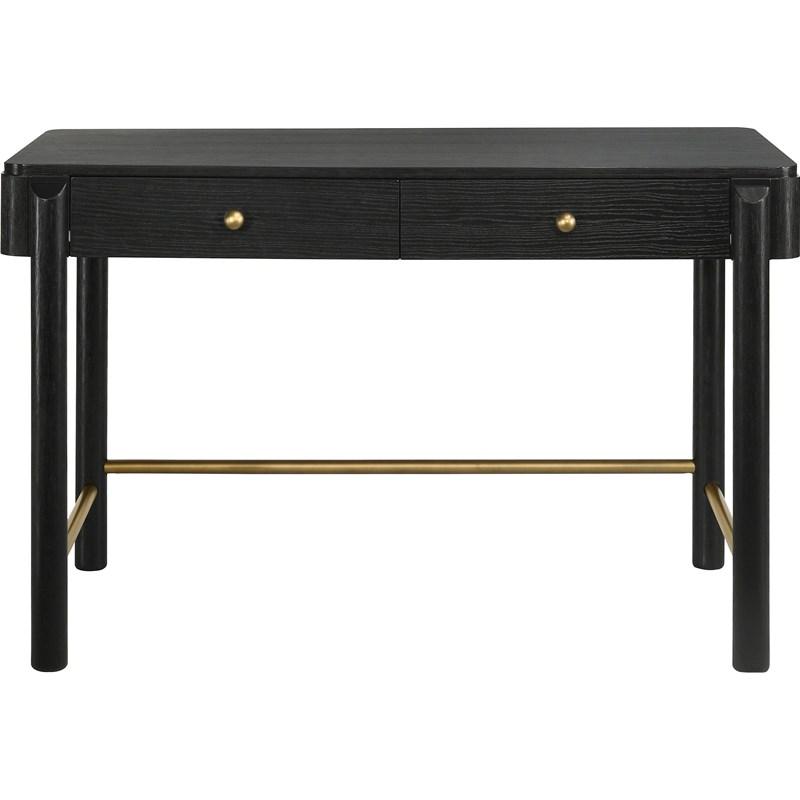 Large Picture of Coaster Furniture Arini 224337-SET 2-piece Makeup Vanity Table and Mirror Set - Black