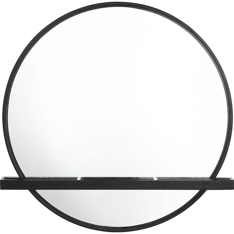 Large Picture of Coaster Furniture Arini 224337-SET 2-piece Makeup Vanity Table and Mirror Set - Black