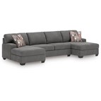 Signature Design by Ashley Seyler Lane 48405S3 3 pc Sectional with Double Chaise