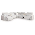 Signature Design by Ashley ModMax II 65907S20 7 pc Power Reclining Sectional with Chaise and Audio Consoles