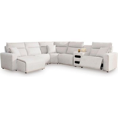 Signature Design by Ashley ModMax II 65907S29 6 pc Reclining Sectional with Chaise and Audio Console