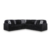 Signature Design by Ashley Midnight-Madness 98103S26 5 pc Sectional (Sectionals - Stationary)