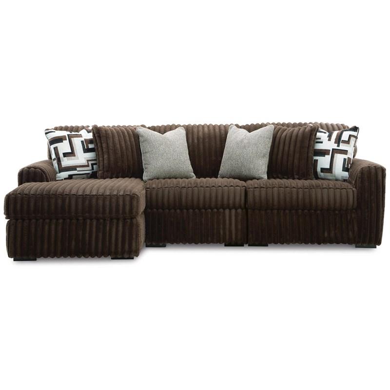Signature Design by Ashley Midnight-Madness 98104S15 3 pc Sectional with Chaise