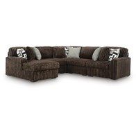Signature Design by Ashley Midnight-Madness 98104S21 5 pc Sectional with Chaise (Sectionals - Stationary)