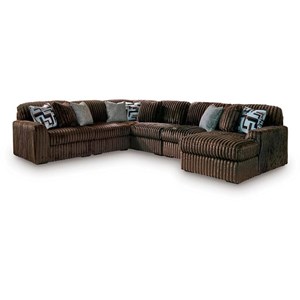 Signature Design by Ashley Midnight-Madness 98104S24 6 pc Sectional with Chaise (Sectionals - Stationary)