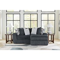 Signature Design by Ashley Midnight-Madness 98105S16 2 pc Sectional with Chaise (Sectionals - Stationary)