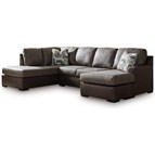 Signature Design by Ashley Castille Way PC62703S4 2 pc Sleeper Sectional with Chaise