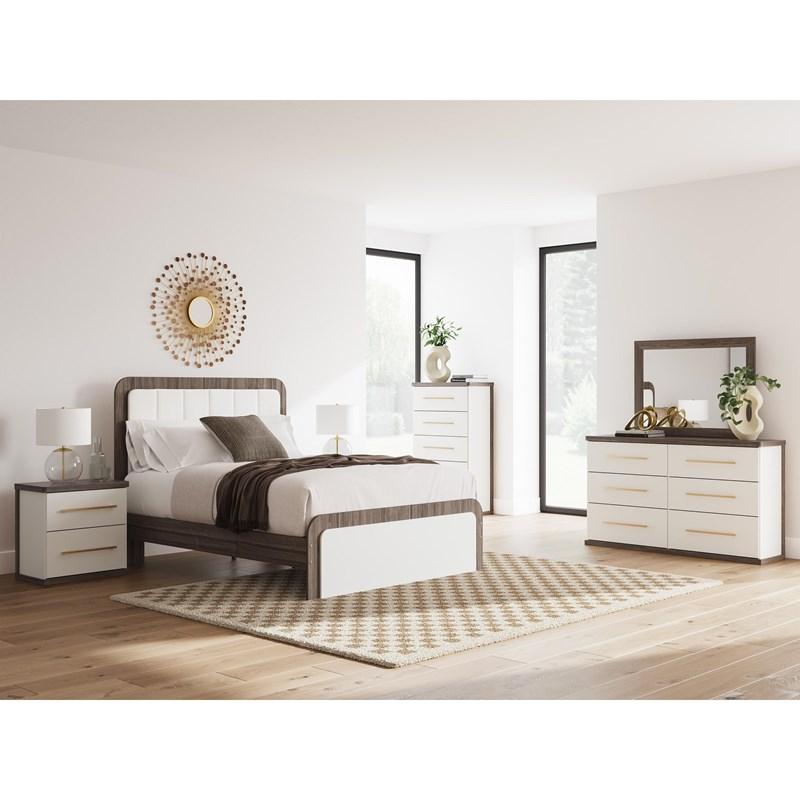 Large Picture of Signature Design by Ashley Kendanport PCB1108B7 Queen Upholstered Bed