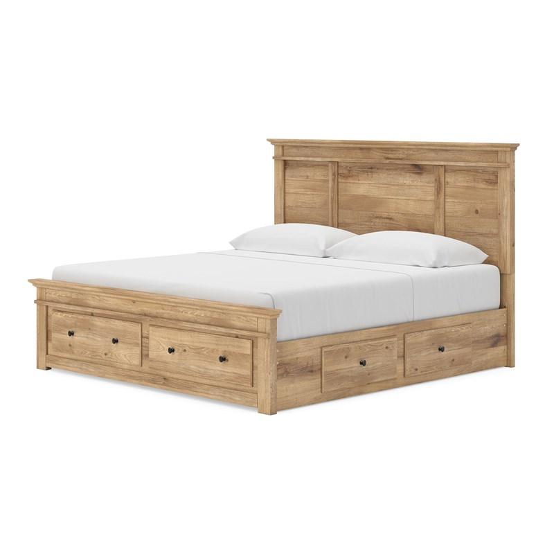 Large Picture of Signature Design by Ashley Makidern PCB1170B15 King Panel Storage Bed