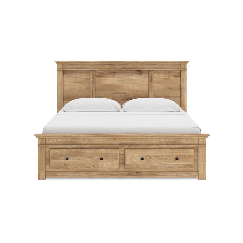 Large Picture of Signature Design by Ashley Makidern PCB1170B16 King Panel Storage Bed