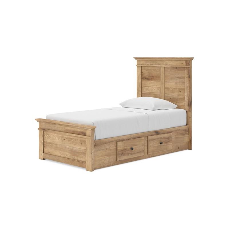 Large Picture of Signature Design by Ashley Makidern PCB1170B30 Twin Panel Storage Bed