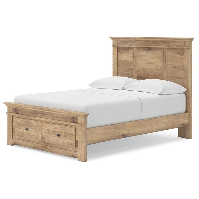 Large Picture of Signature Design by Ashley Makidern PCB1170B35 Full Panel Storage Bed